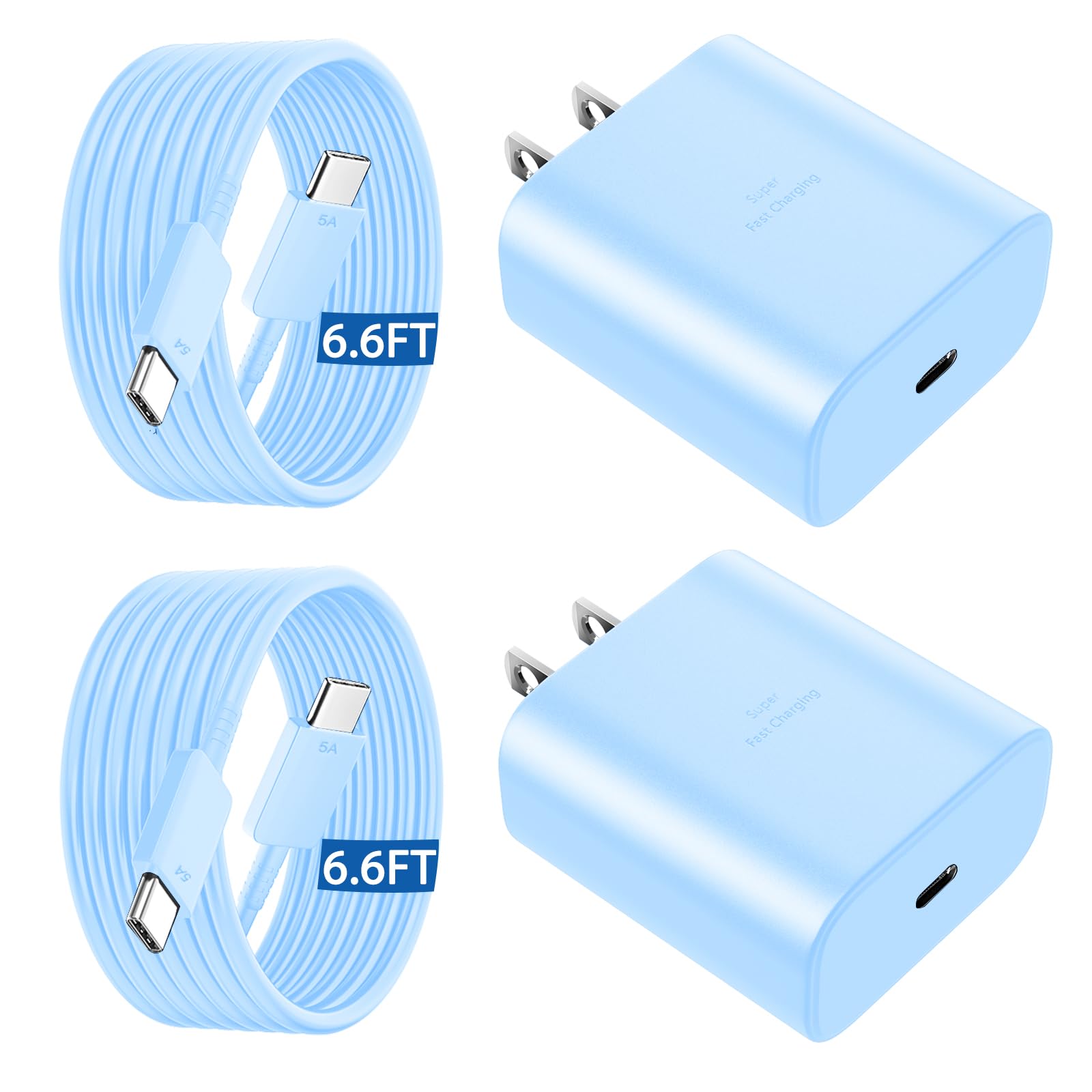 45W Samsung Super Fast Phone Charger, USB C Fast Charger Samsung Charge Fast Charging Cord Samsung Galaxy S25 S24 Ultra Charge 10FT Type C Charging Cable for Samsung Galaxy S25 Ultra/S25/S24/S23/S22